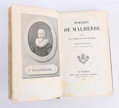 null de MALHERBE François - Poésies, suivies d'un choix de ses lettres Edition Nouvelle...