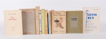 null [LITTERATURE LIBERTINE & DIVERS]
Lot comprenant douze ouvrages : 
- LOUYS Pierre...