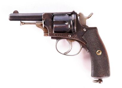 null Revolver fabrication Saint-Etienne, calibre 8 mm, canon octogonal avec guidon...