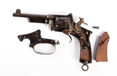 null Revolver STEYR, rare modèle d'essai autrichien à barillet fixe et système de...