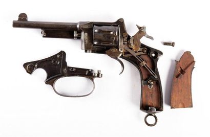 null Revolver STEYR, rare modèle d'essai autrichien à barillet fixe et système de...