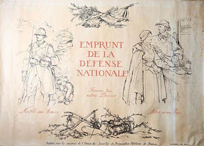null NAUDIN Bernard (1876-1946), d'après
Affiche en papier
Emprunt de la défense...