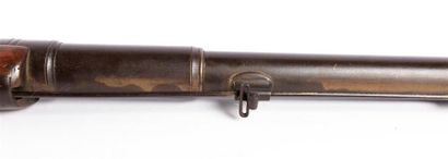 null Rare carabine de chasse à l'éléphant par Jean-Louis François DEVISME, fort canon...