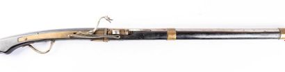 null Fusil à mèche japonais TEPO, canon de 98,7 cm avec bourrelet à la bouche, platine...