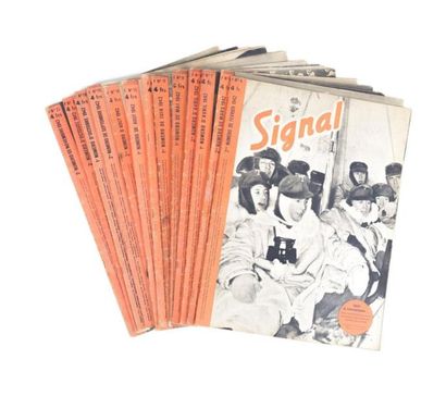 null [REVUE SIGNAL]
Lot comprenant treize revues - Année 1942
- N°4 - 2me numéro...