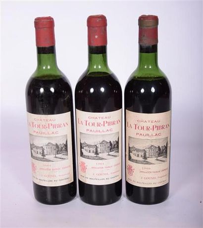 null 3 Blles	CH. LA TOUR PIBRAN	Pauillac	
	2 blles de 1964, 1 blle de 1960.		
	Et....