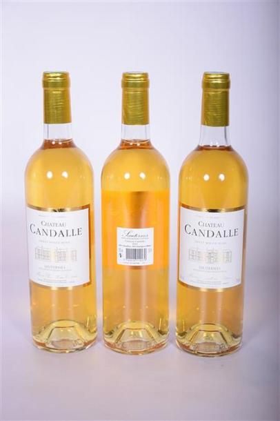 null 3 Blles	CH. CANDALLE	Sauternes	2011
	Présentation, niveau et couleur impecc...