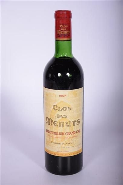 null 1 Blle	CLOS DES MENUTS	St Emilion GC	1967
	Et. excellente. N : tout en haut...