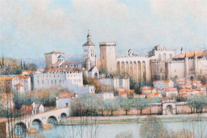 null VERGNE Jean-Louis (né en 1929)

Vue d'Avignon - Palais des papes et Pont St-Bénézet

Huile...