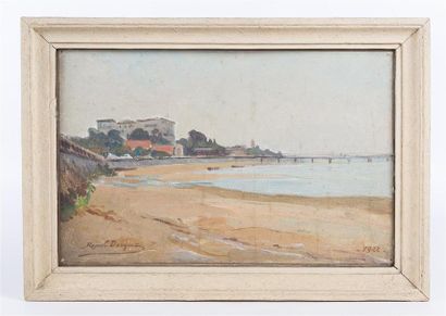 null DOSQUE P.T Raoul (1860-1937)

La plage d'Arcachon

Huile sur panneau

Signée...