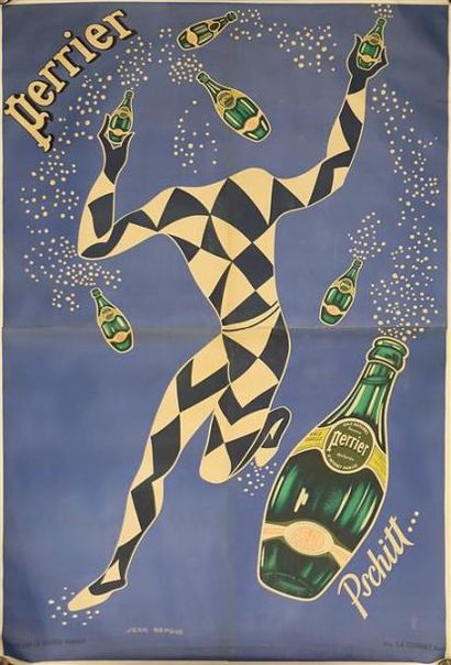 null BERQUE Jean (1896-1954) - Illustrateur
Perrier Pschitt, vers 1935
Affiche lithographique...