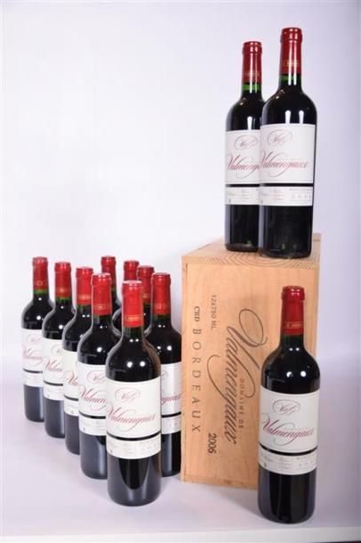 null 12 Blles	DOMAINE DE VALMENGAUX	Bordeaux	2006
	Présentation et niveaux impeccables....