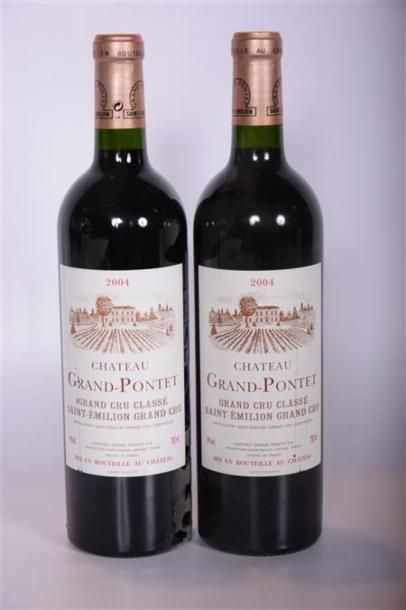 null 2 Blles	CH. GRAND PONTET	St Emilion GCC	2004
	Et. à peine tachées. N : mi/bas...