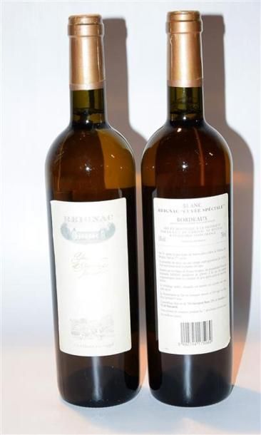 null 2 Blles	REIGNAC	Bordeaux blanc	1998
	Et. un peu tachées. N : mi/bas goulot....