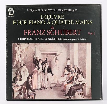 null SCHUBERT - L'oeuvre pour piano à quatre mains 
Christian Ivaldi et Noël Lee
Coffret...
