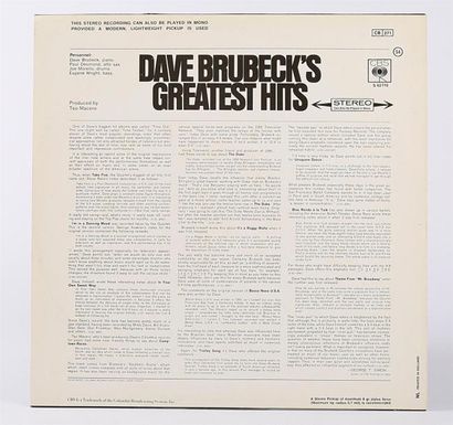 null DAVE BRUBECK - Dave Brubeck's greatets hits
1 Disque 33T sous pochette et chemise...