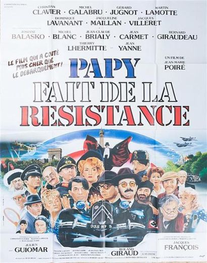 null SERVAIS jacques (affichiste)
Affiche du film " Papy fait de la résistance "...