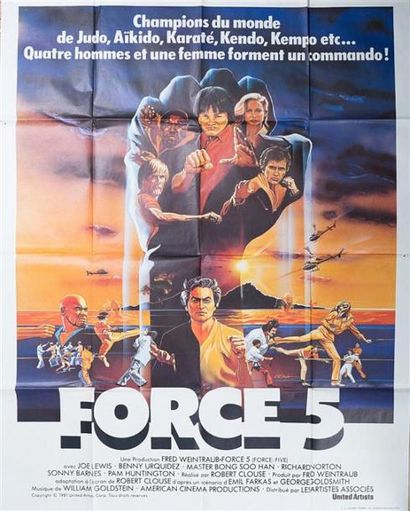 null TAYLOR (affichiste)
Affiche du film " Force 5 " réalisé par Robert Clouse 
Imp....