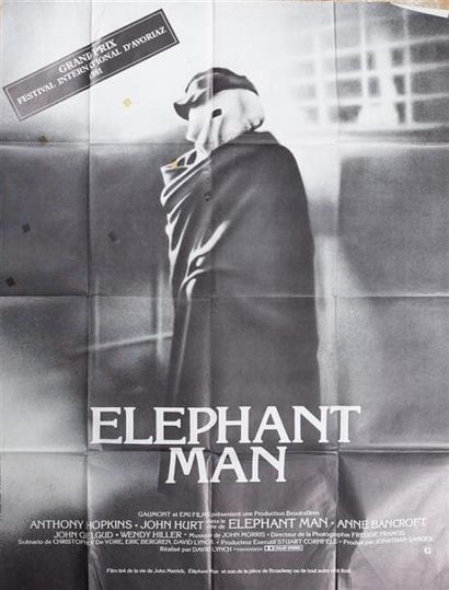 null Affiche du film " Elephant man " réalisé par David Lynch avec John Hurt et Anthony...