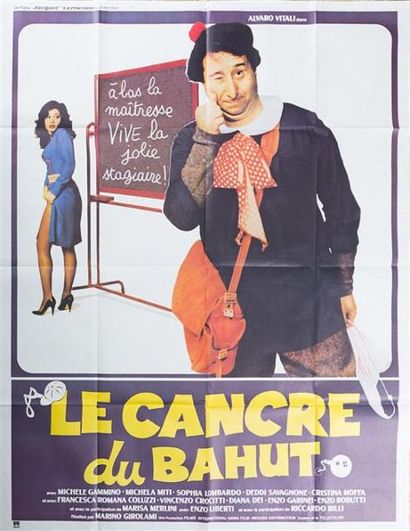 null Affiche du film " Le cancre du bahut " réalisé par Marino Girolalmi 
Imp. :...