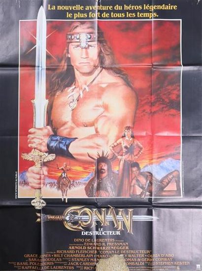 null Affiche du film " Conan le destructeur " réalisé par Richard Fleischer avec...