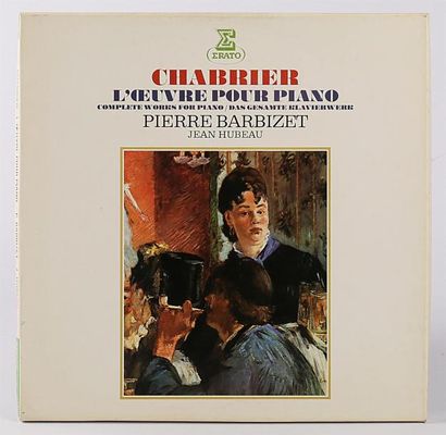 null CHABRIER - L'oeuvre pour piano
Pierre Barbizet
Coffret : 3 Disques 33T - Livret...