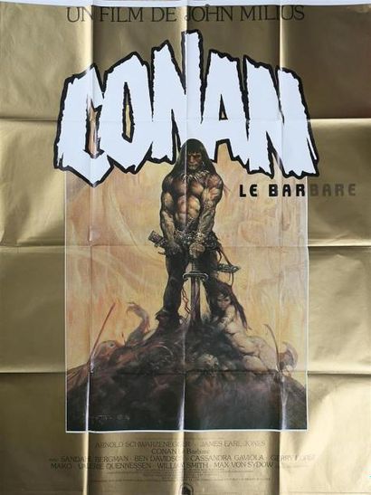 null FRAZETTA Frank (affichiste) 
Affiche du film " Conan le barbare " réalisé par...
