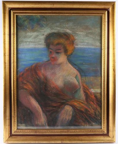 THOMAS Jean-François (1894-1939) Femme aux...