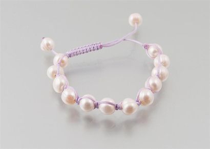 Bracelet de perles de culture d'eau douce...