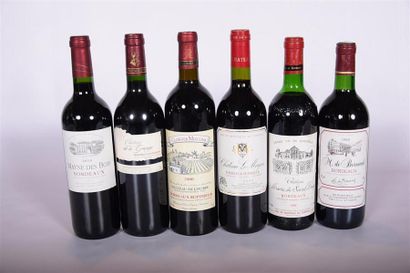 null Lot de 6 blles comprenant :		
1 Blle	MAYNE DES BOIS	Bordeaux mise nég.	2010
1...
