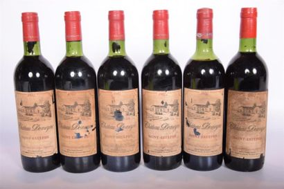 null 6 Blles	CH. DOMEYNE	St Estèphe	1982
	Et. tachées légèrement déchirées mais lisibles.N...