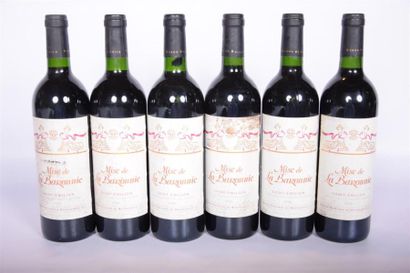 null 6 Blles	MISE DE LA BARONNIE	St Emilion mise nég.	1996
	Et.: 1 à peine tachée,...