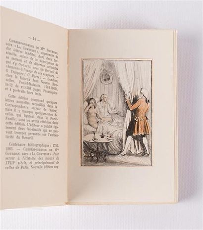 null GOURDAN Madame dite La Comtesse - Correspondance - Paris, Le Livre du Bibliophile,...