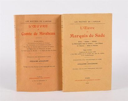null [LES MAITRES DE L'AMOUR]
- SADE Marquis de - L'Oeuvre - Paris, Collection des...