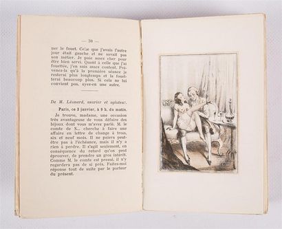 null GOURDAN Madame dite La Comtesse - Correspondance - Paris, Le Livre du Bibliophile,...