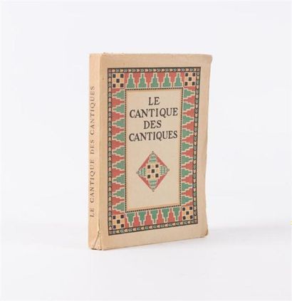 null FRANS TOUSSAINT - Le cantique des cantiques, traduction nouvelle - Paris l'édition...