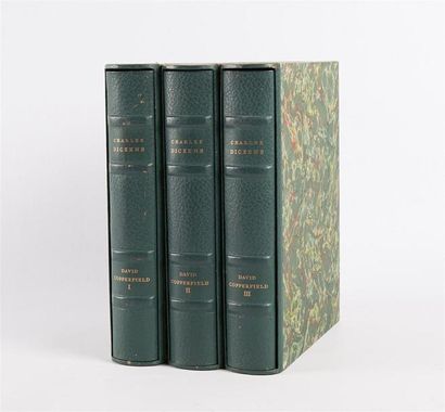 null DICKENS Charles - David Copperfield - Marseille Club du livre 1948 - trois volumes...