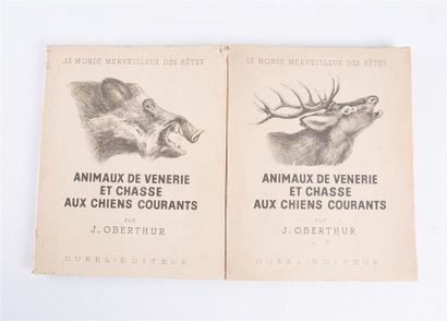 null [CHASSE]
OBERTHUR J. - Animaux de venerie et chasse aux chiens courants - Paris...