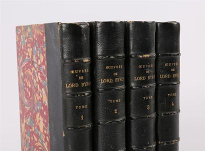 null BYRON Lord - Oeuvres complètes - Paris Librairie Hachette et Cie 1880 à 1890...