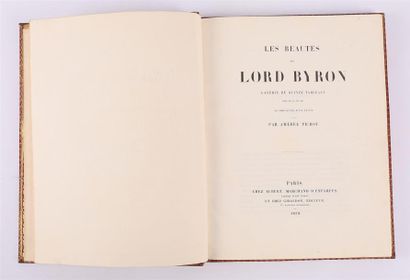 null BYRON Lord - Les beautés de Lord Byron- Paris Chez Aubert et chez Giraldon 1859...