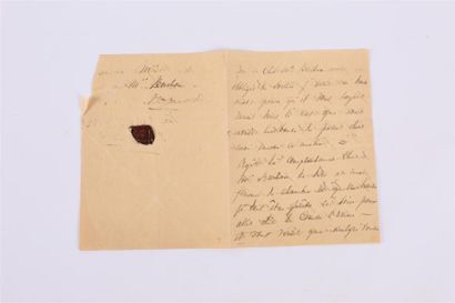 null [LETTRES - Lady NOEL BYRON - Comtesse GUICCIOLI]
LADY BYRON - L.A.S. - une page...