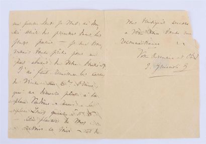 null [LETTRES - Lady NOEL BYRON - Comtesse GUICCIOLI]
LADY BYRON - L.A.S. - une page...