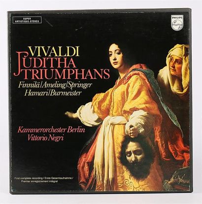 null VIVALDI - JUDITA TRIUMPHANS 
Kammerorchester Berlin - Dir. Vittorio Negri
Coffret...