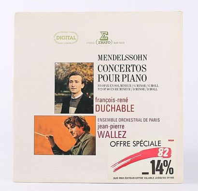 null MENDELSSOHN - Concertos pour paino n°1 Op.25 en sol mineur - n°2 en ré mineur
Francois...