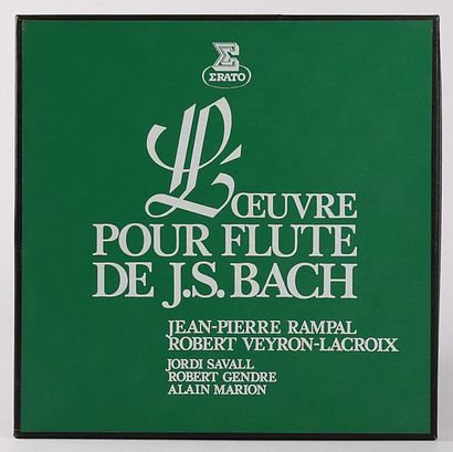 null BACH - L'oeuvre pour flute 
Jean Pierre Rampal - Robert Veyron-Lacroix 
Coffret...