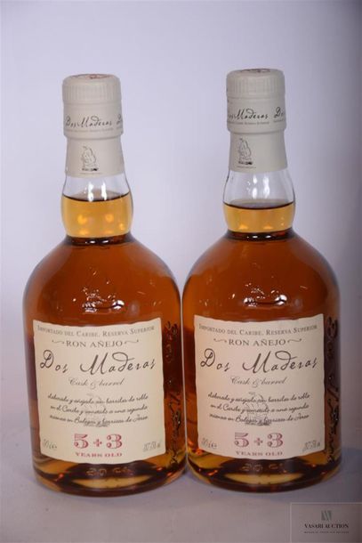 null 2 Blles	Rhum DOS MADERAS " 5 + 3 Years Old " (Espagne)		
	Anejo "Grande Réserve...