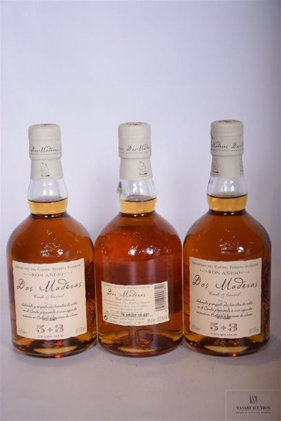 null 3 Blles	Rhum DOS MADERAS " 5 + 3 Years Old " (Espagne)		
	Anejo "Grande Réserve...