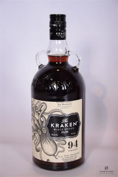 null 1 Blle	Rum "Black Spiced" THE KRAKEN 94 Proof (Caraibles)		
	Rhum à base d'épices...