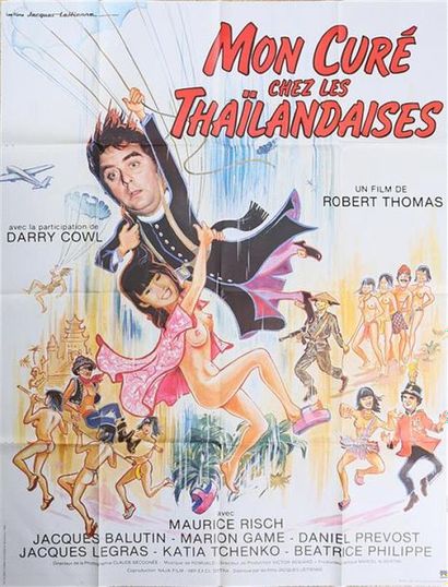 null MARTY (affichiste)
Affiche du film " Mon curé chez les thaïlandaises " réalisé...