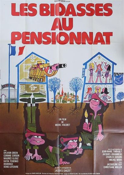 null TRAMBOUZE JC (affichiste)
Affiche du film " Les bidasses au pensionnat " réalisé...